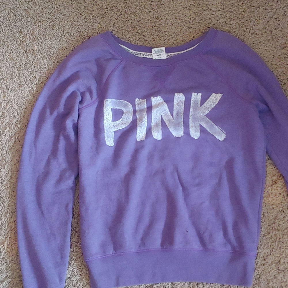 Pink sweat shirt